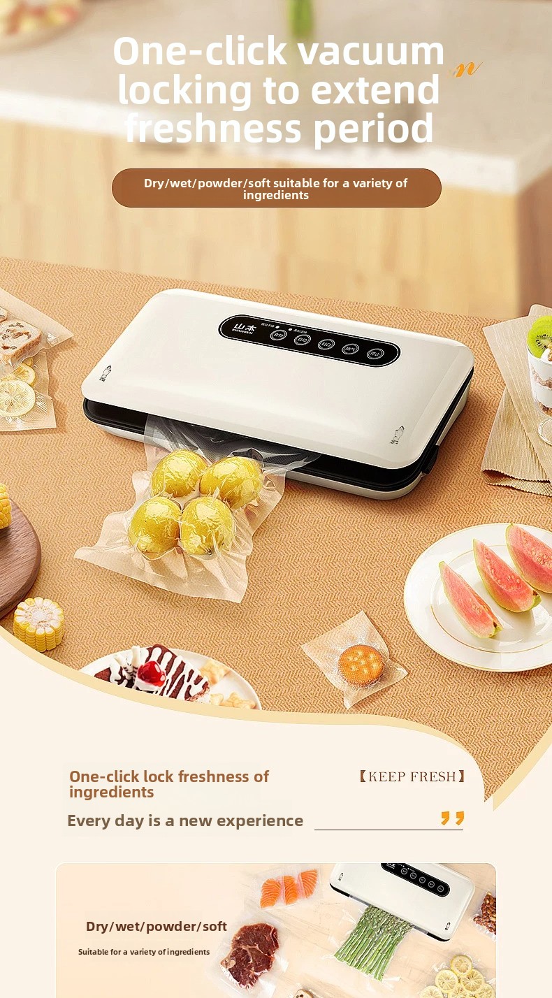 Food Storage Vacuum Seal - Mini Macchina per Sottovuoto Automatica Domestica