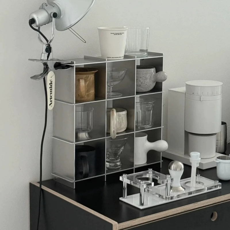 Food Storage Shelving - Scaffale Minimalista in Lega di Alluminio