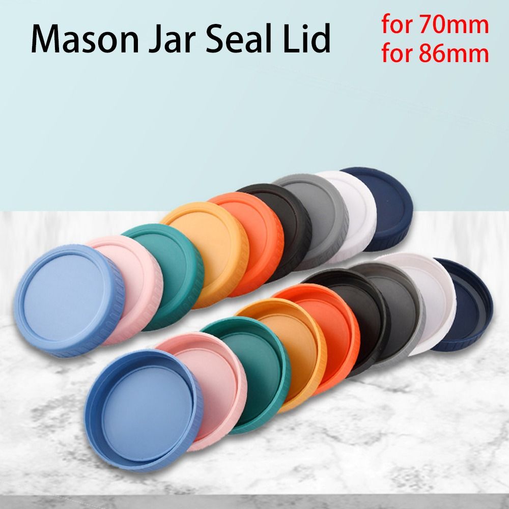 Mason Jar Wide Mouth - 6 pezzi 70mm 86mm coperchi per