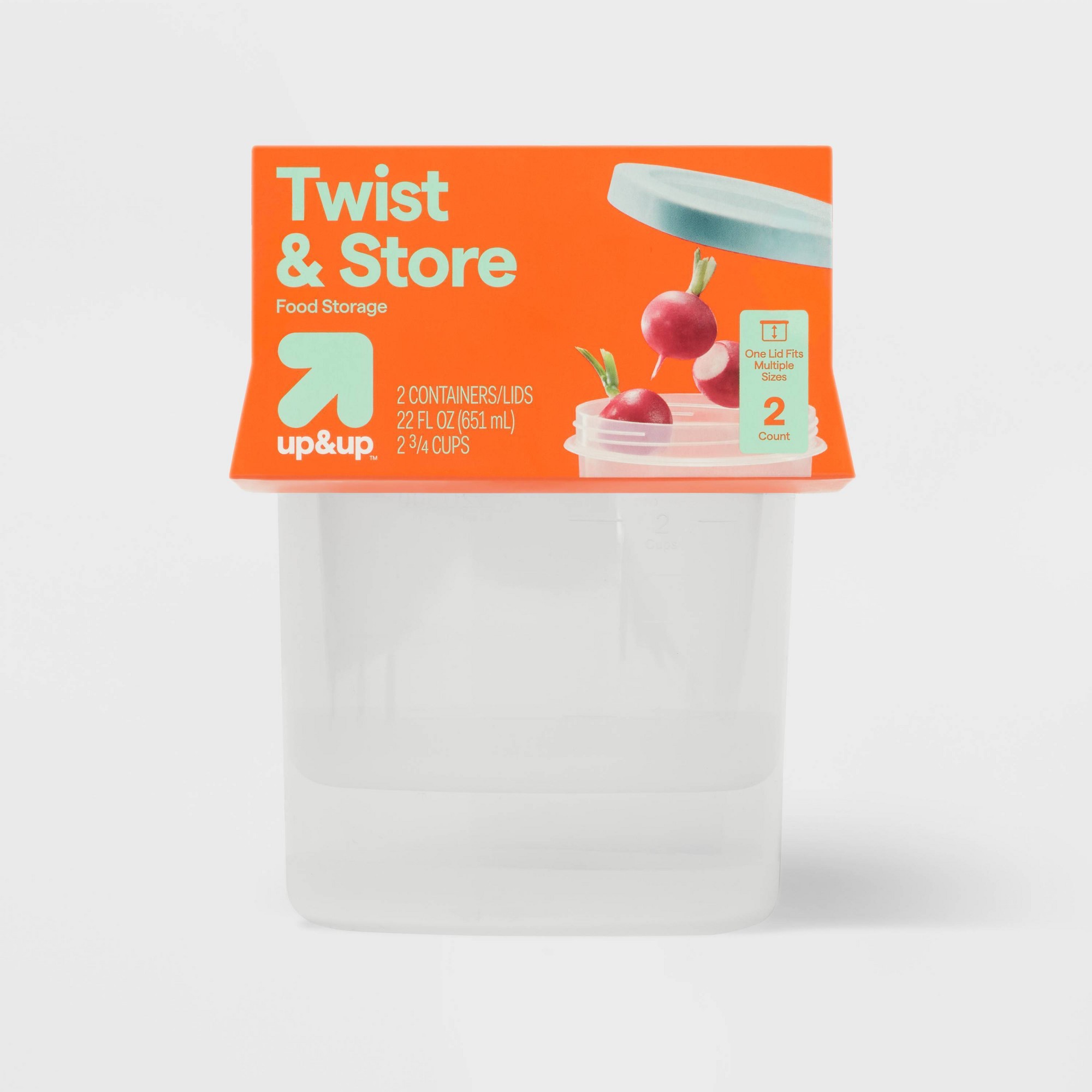 Food Storage Prep Containers - Contenitori per Alimenti Grandi Rotondi da