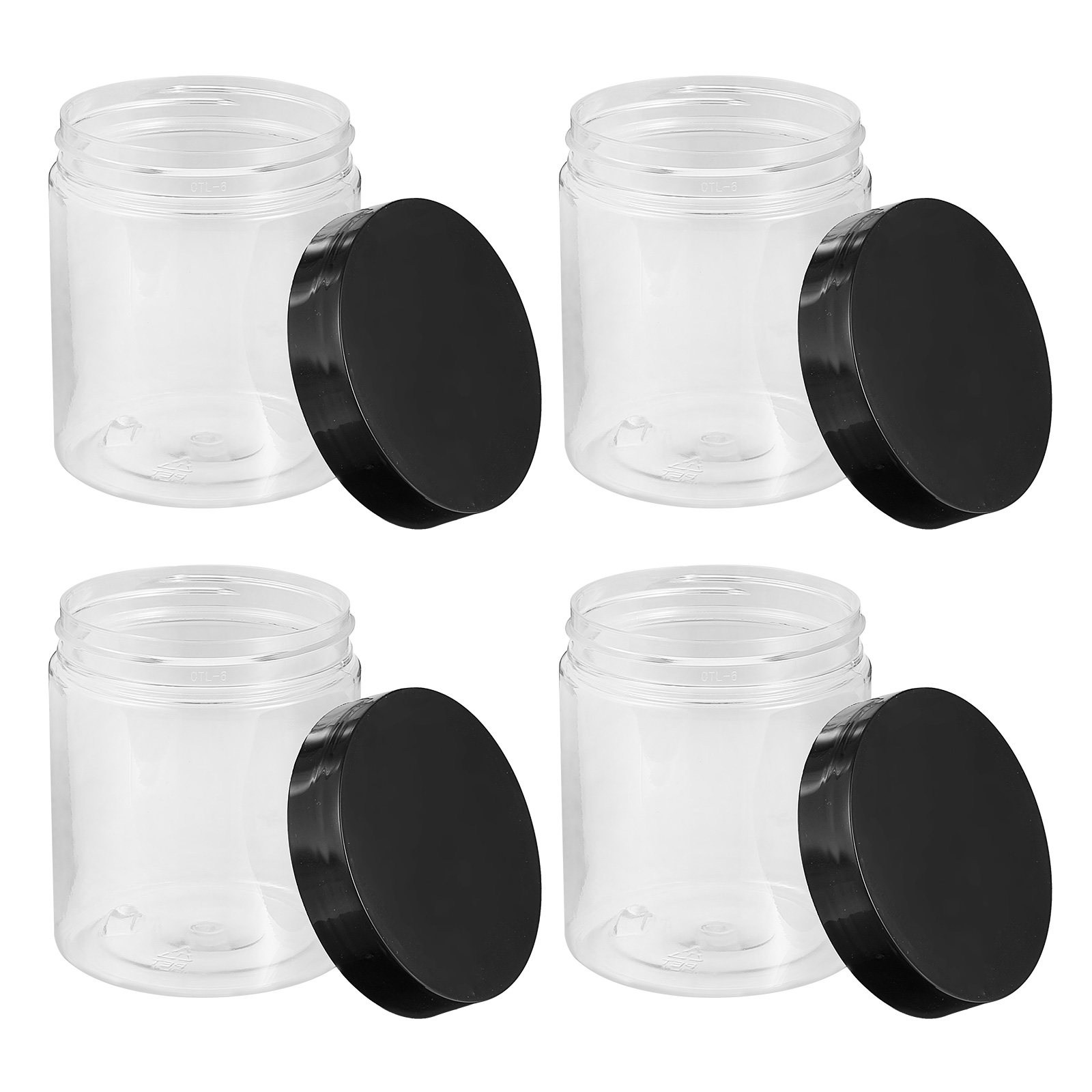Food Storage Container - 12 Contenitori Trasparenti in Plastica Sigillati