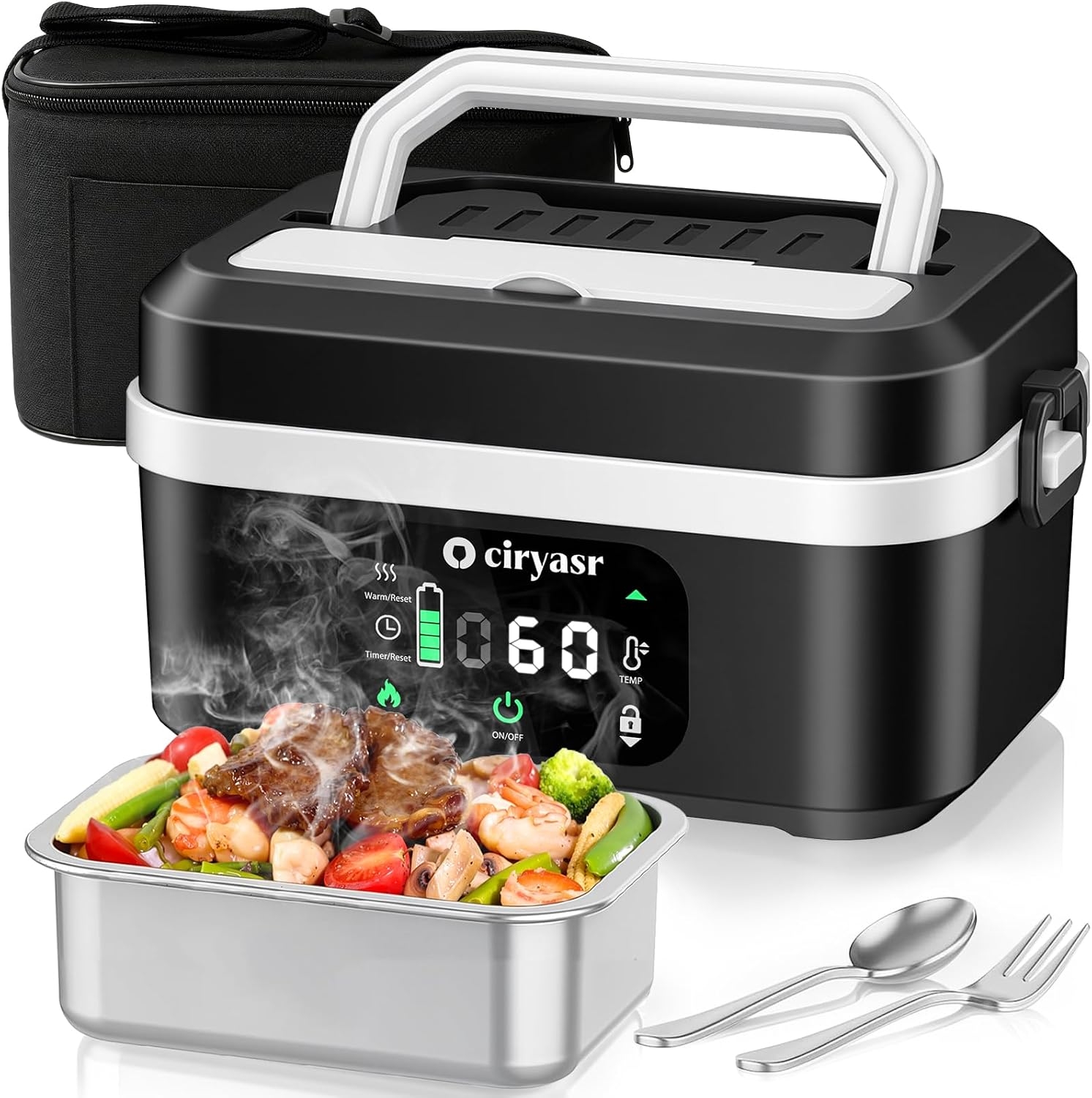 Food Storage For Camping - Potente Scaldavivande Elettrico, Scaldavivande Riscaldato a