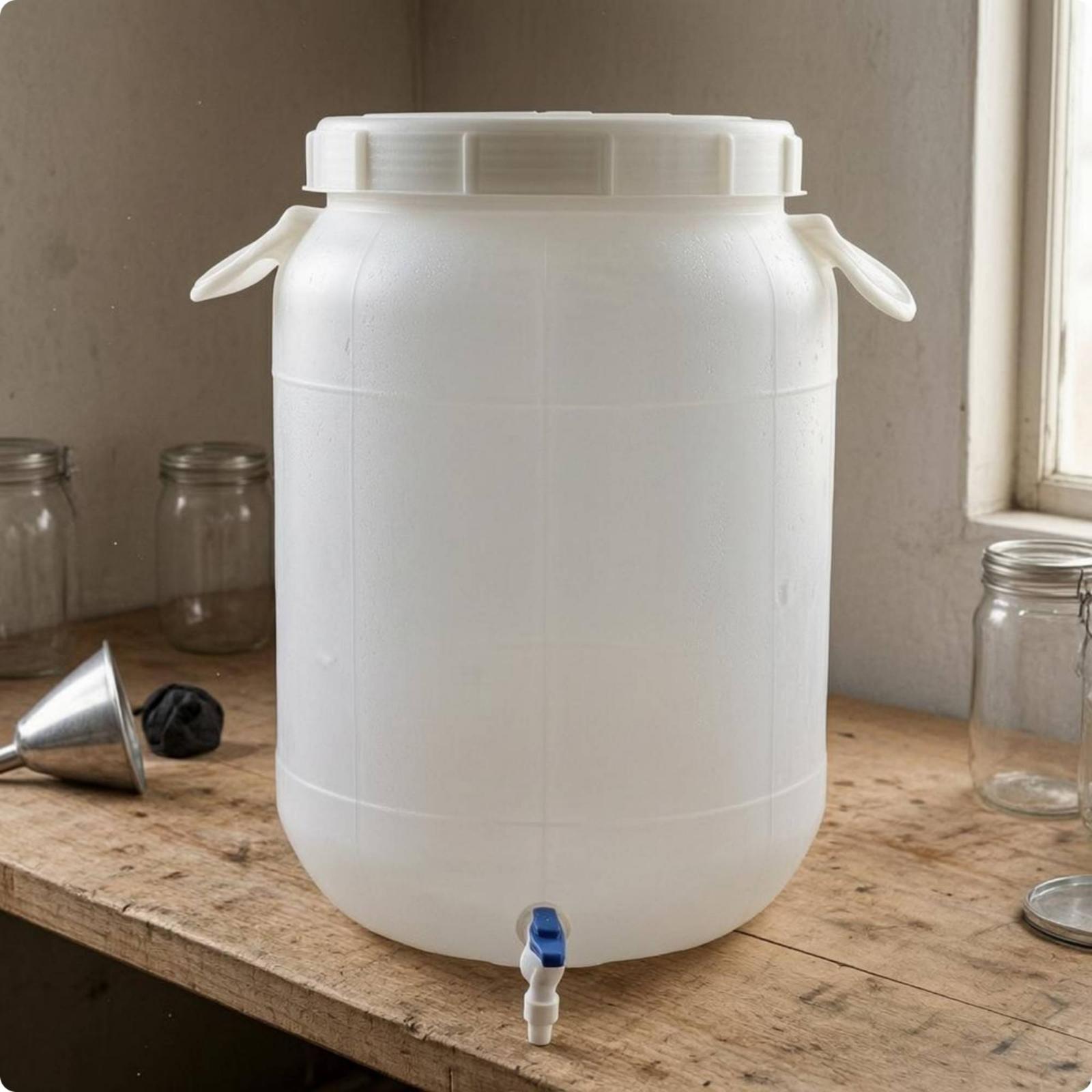 Food Storage Container - Contenitore in Plastica per Alimenti, Barile