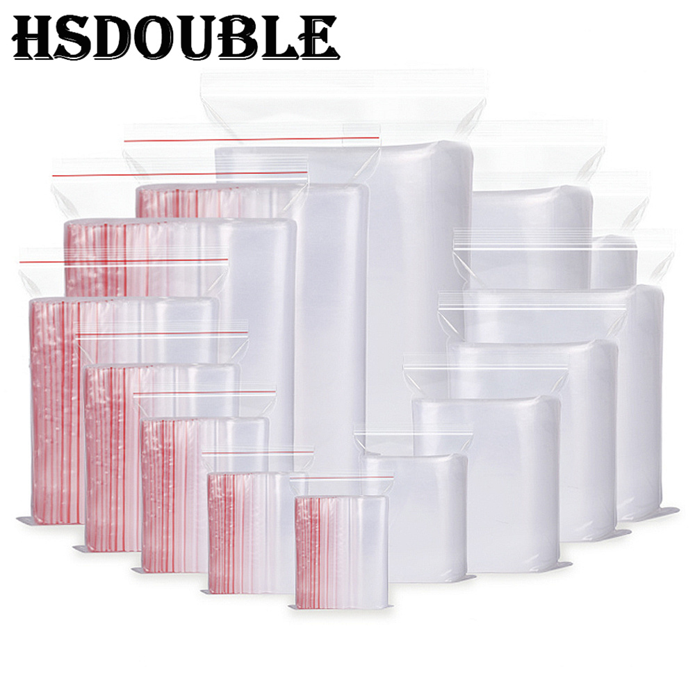 Food Storage Ziploc Bags - 100 Pz/pacco 5-12 Filo Sigillante Automatico