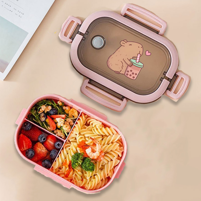 Food Storage Box - Capybara Bento Lunch Box Anime Animali