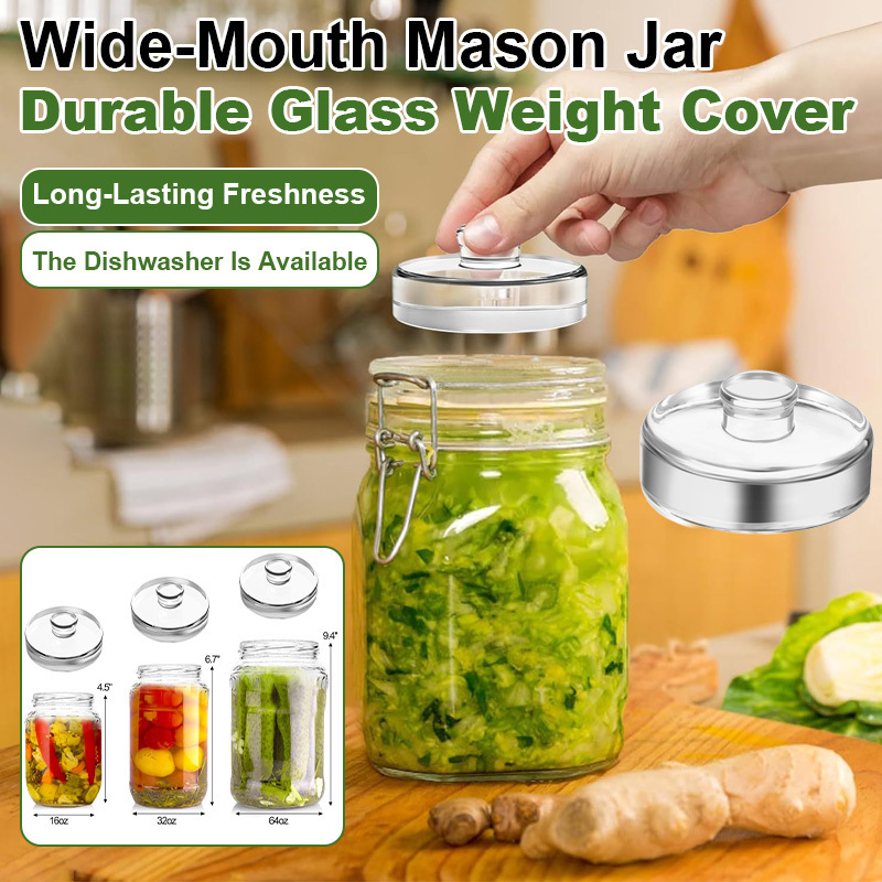 Mason Jar Wide Mouth - Barattoli per conserve a bocca larga
