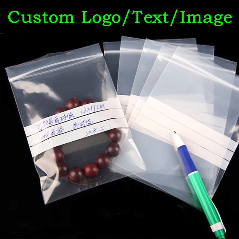 Food Storage Ziploc Bags - 200 Sacchetti Trasparenti in PE con