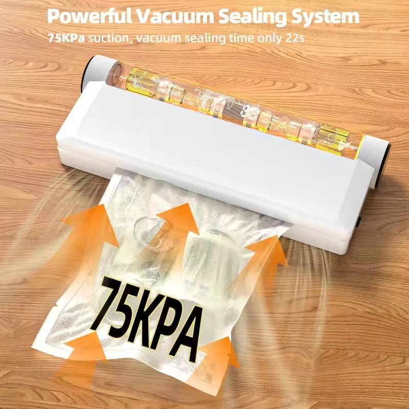 Food Storage Vacuum Seal Bags - Macchina per Sottovuoto Alimentare 75KPA Forte