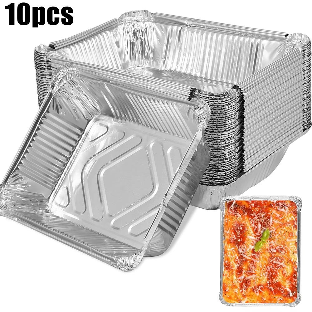 Food Storage Aluminum - 10 pezzi contenitori per alimenti usa