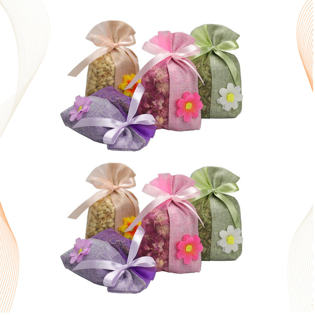Food Storage Bag - 8 sacchetti vuoti in lino con