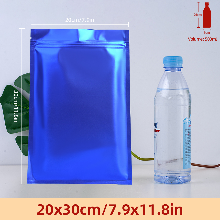 Food Storage Bag - 100 buste con cerniera in lamina