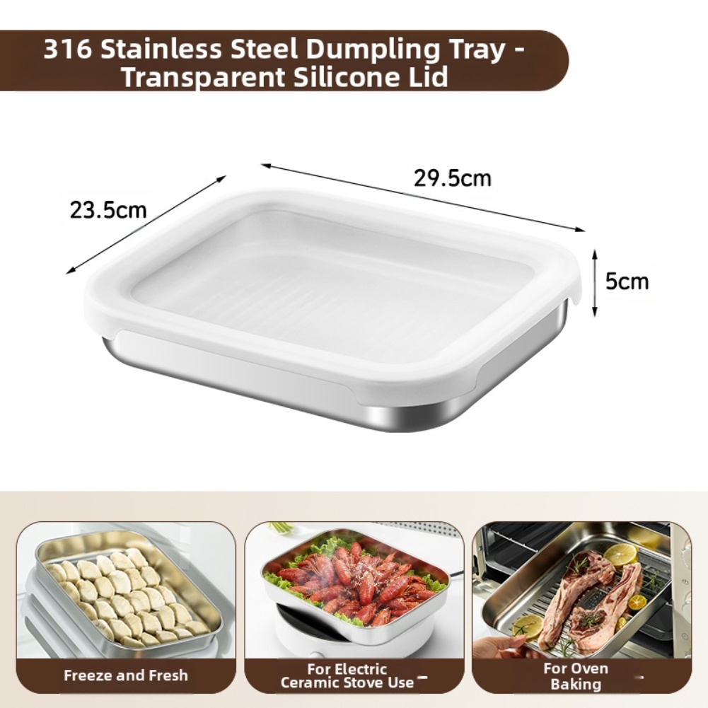 Food Storage Vegetables - Contenitore per alimenti in acciaio inossidabile