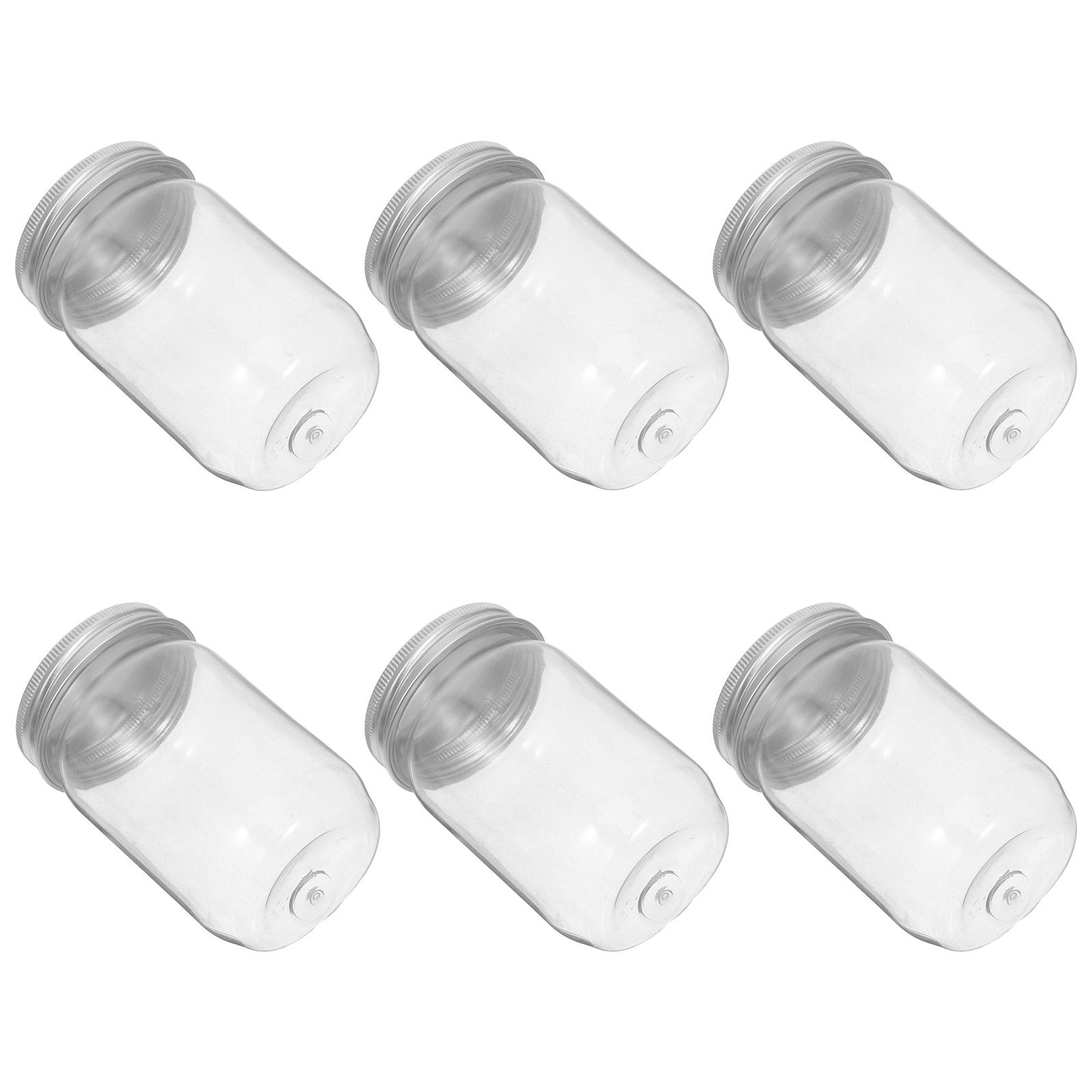 Food Storage Container - Set di 6 Barattoli in Plastica