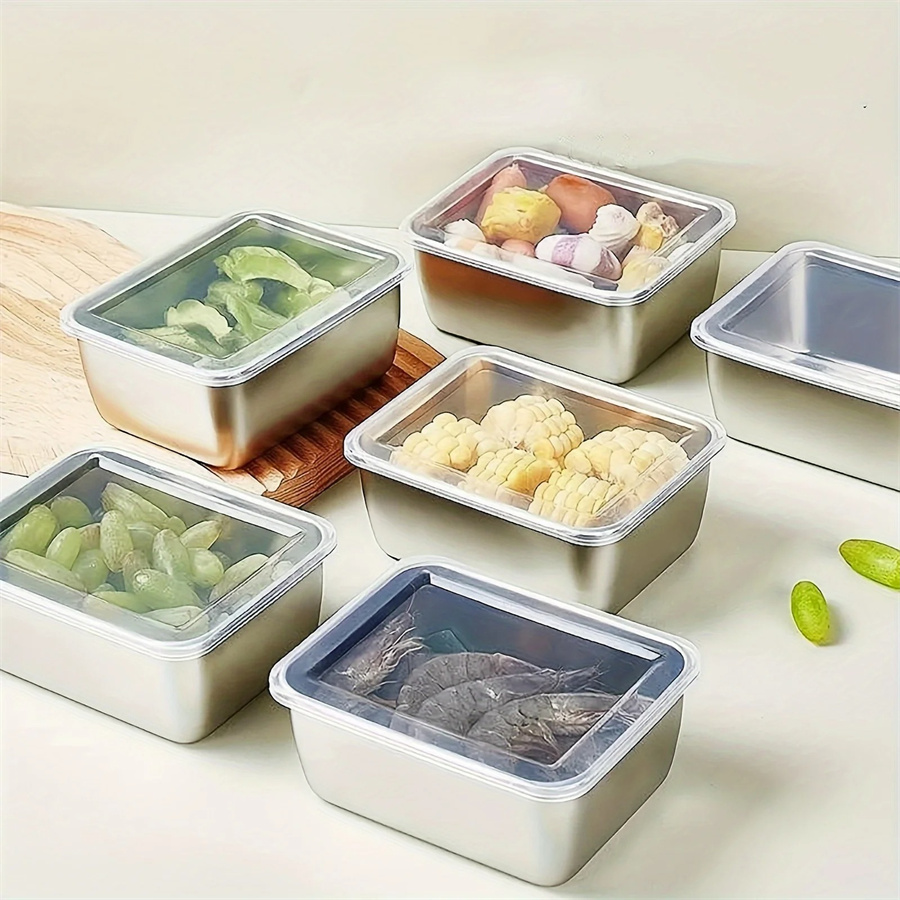 Food Storage Boxes With Lids - 1/3/5 pezzi scatola di conservazione degli