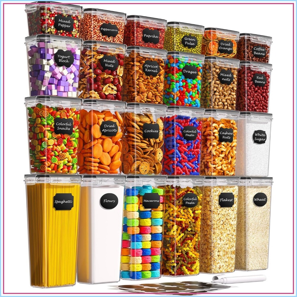 Food Storage Container - Set di 24 Contenitori Ermetici per