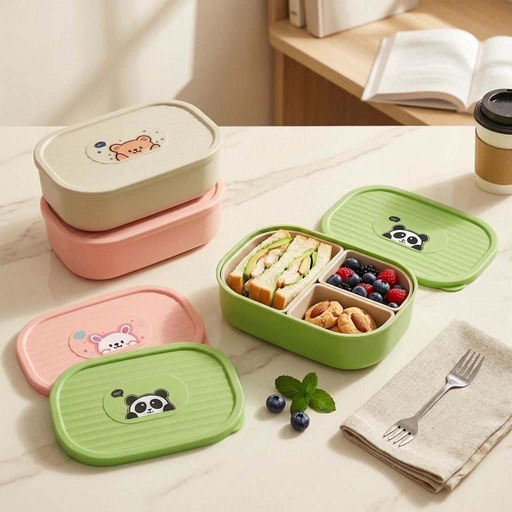 Food Storage Dividers - Simpatico contenitore per il pranzo in