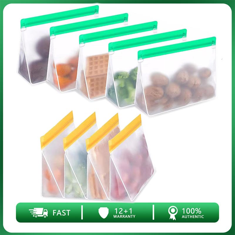 Food Storage Ziploc Bags - Borsa riutilizzabile per la conservazione degli