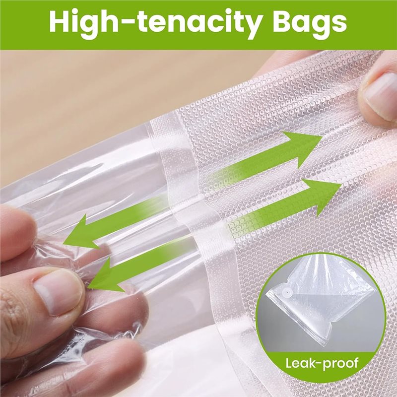 Food Storage Vacuum Seal Bags - Sacchetti per Sottovuoto per Alimenti, 15