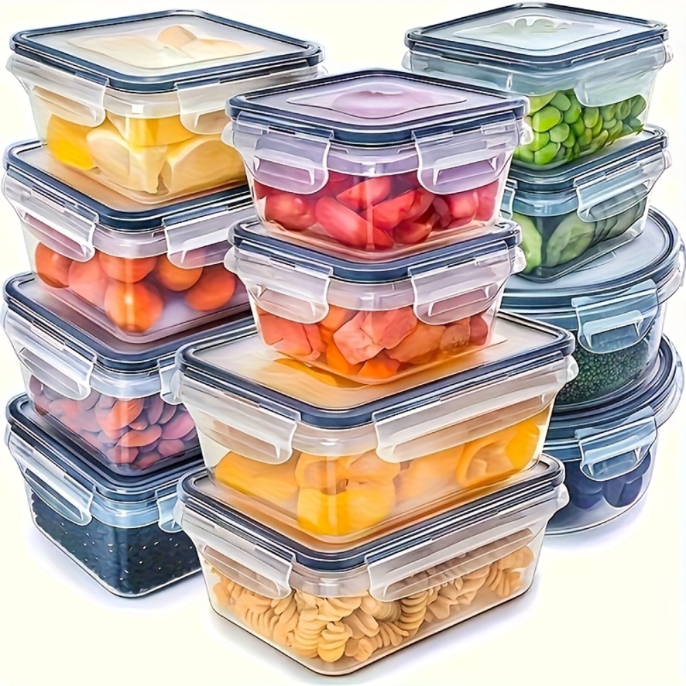 Food Storage Prep Containers - Contenitore Ermetico per Alimenti con Coperchio,
