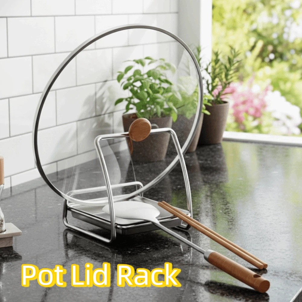 Portacoperchi in Acciaio Inox, - Food Storage Shelving recensione e prezzo