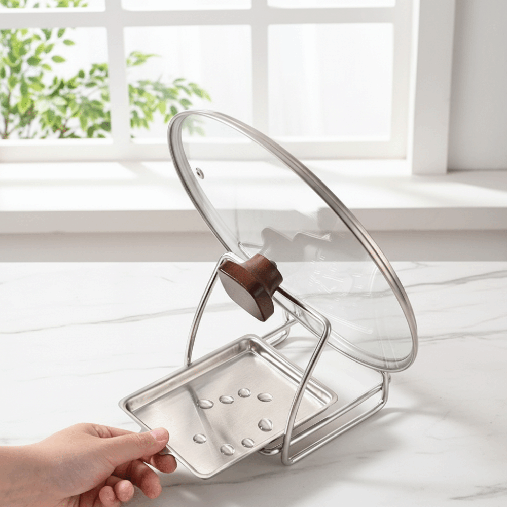 Portacoperchi in Acciaio Inox, - Food Storage Shelving recensione e prezzo