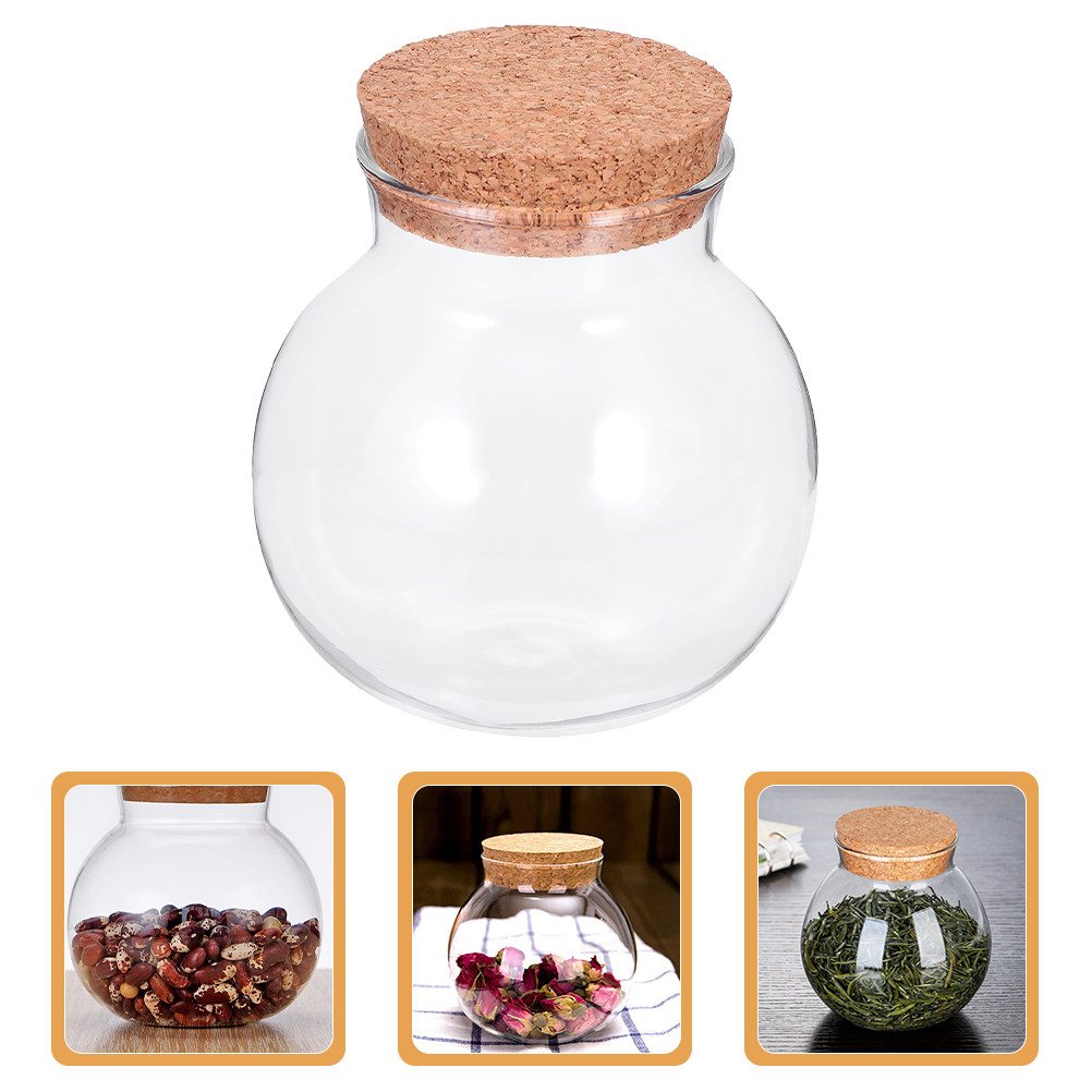 Barattolo di Vetro con Coperch - Food Storage Jars With Wooden Lids recensione e prezzo