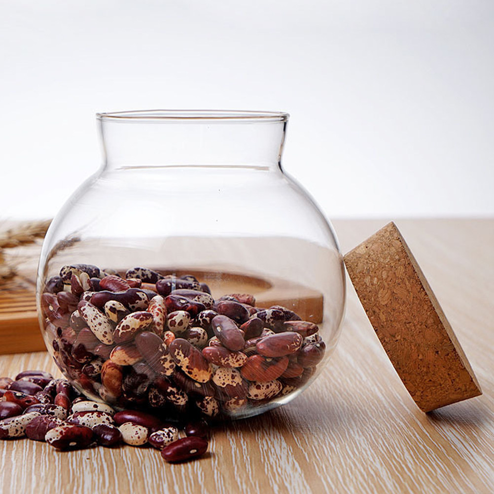 Barattolo di Vetro con Coperch - Food Storage Jars With Wooden Lids recensione e prezzo