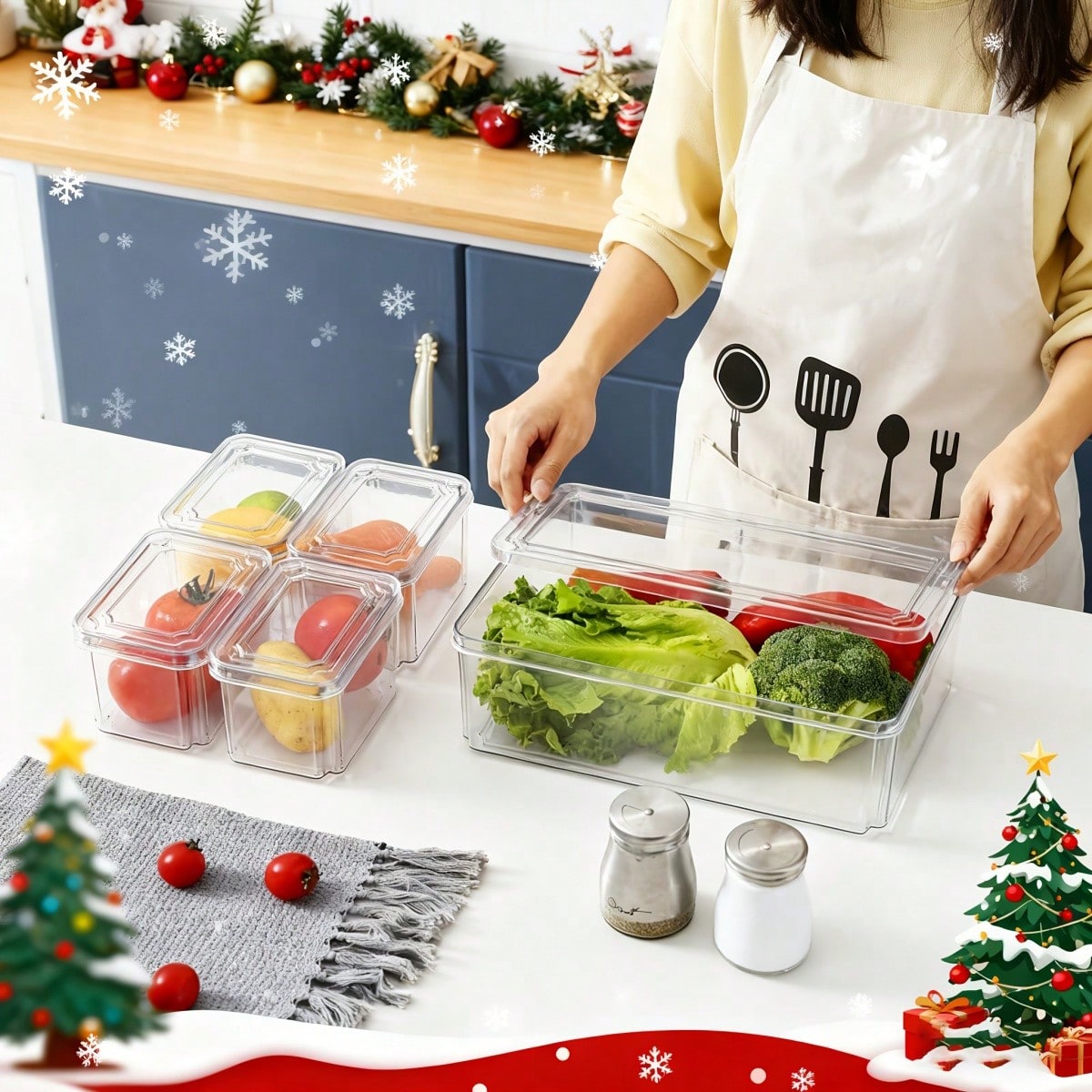 Set di 7/14 Contenitori Impila - Food Storage Vegetables recensione e prezzo