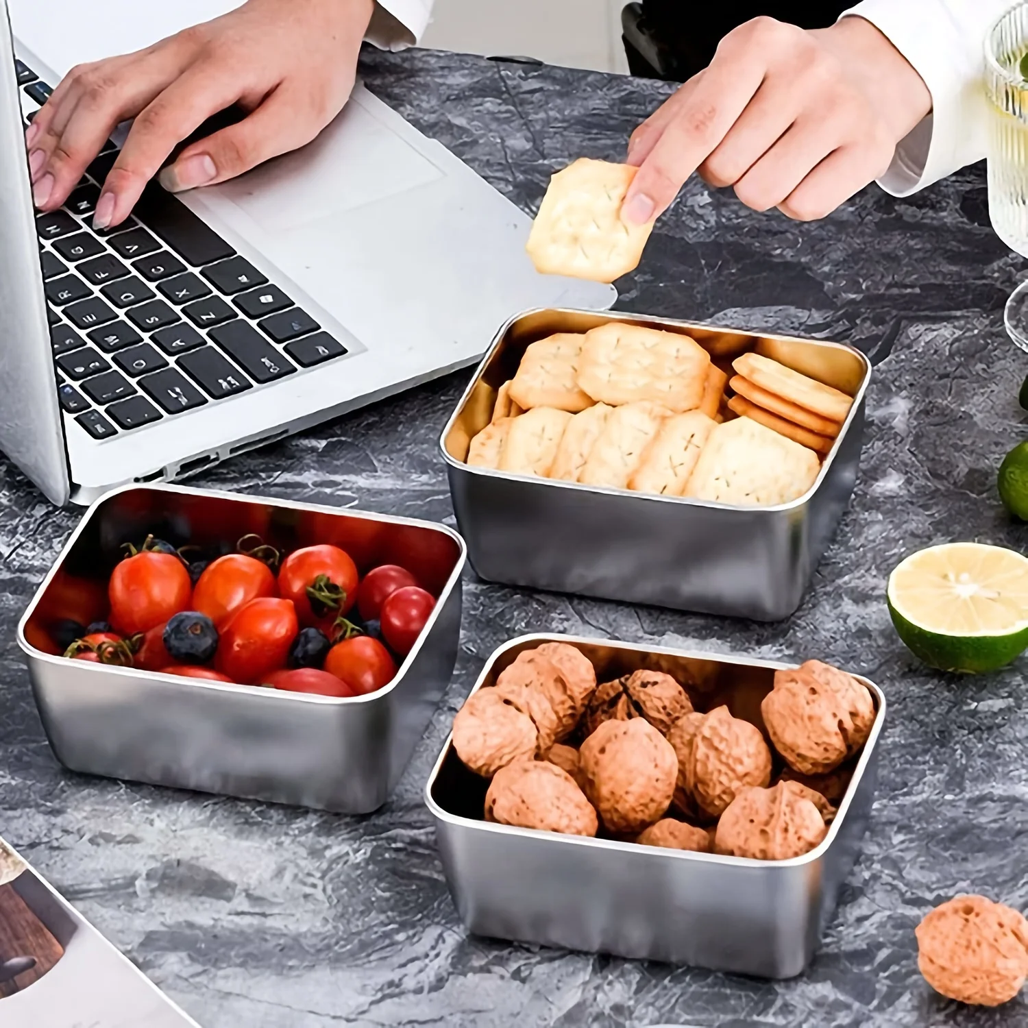 Set di contenitori per aliment - Food Storage Aluminum recensione e prezzo