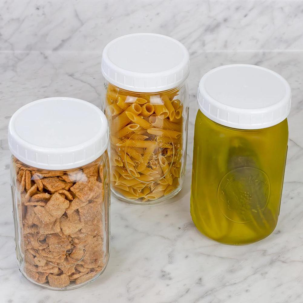 1/16 Pezzi Coperchi Riutilizza - Mason Jar Wide Mouth recensione e prezzo