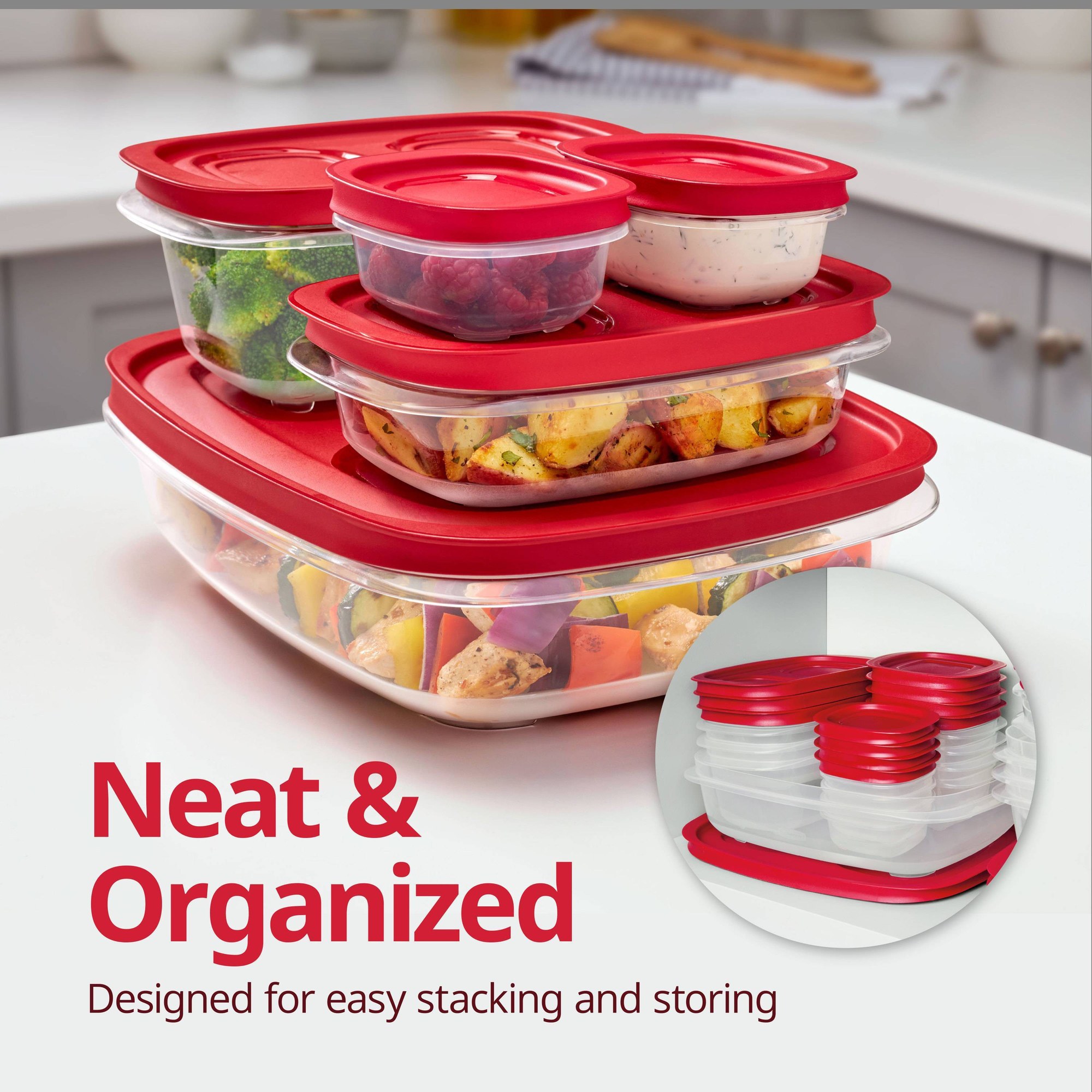 Contenitore Rettangolare Rosso - Food Storage Prep Containers recensione e prezzo