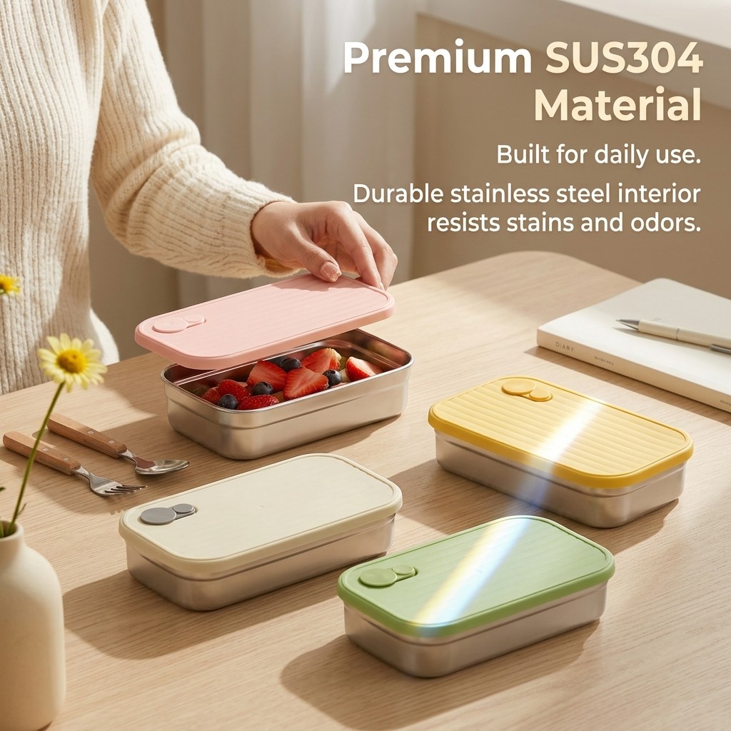 Contenitore per Pranzo in Acci - Food Storage Prep Containers recensione e prezzo