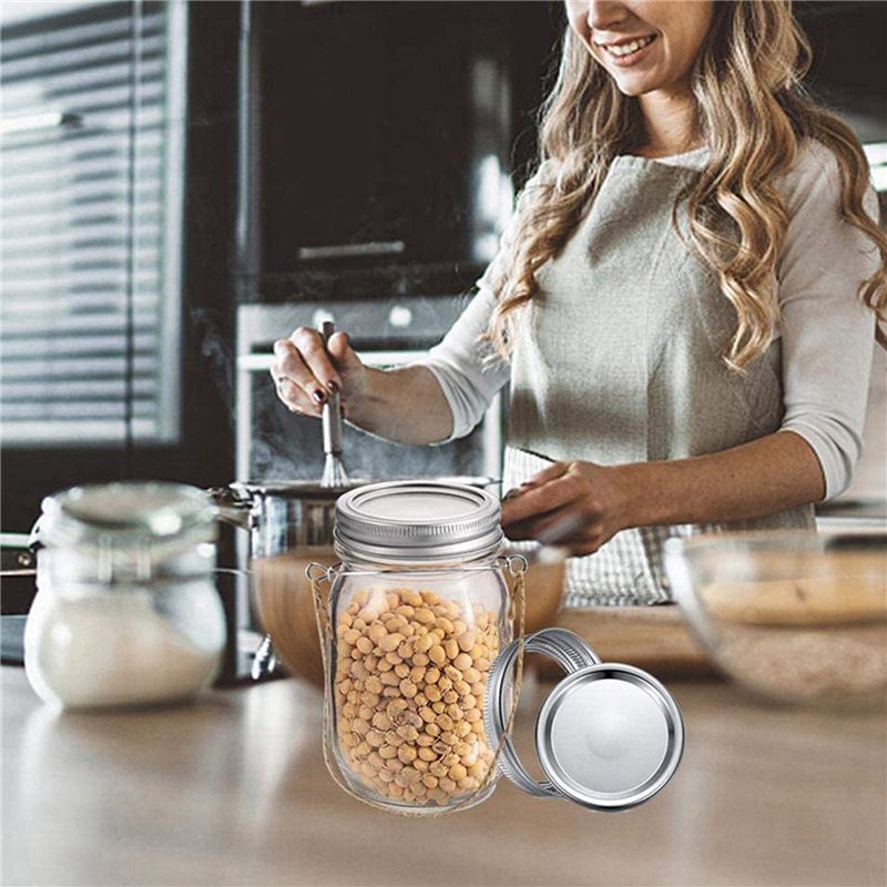 Ganci per barattoli Mason, man - Mason Jar Wide Mouth recensione e prezzo