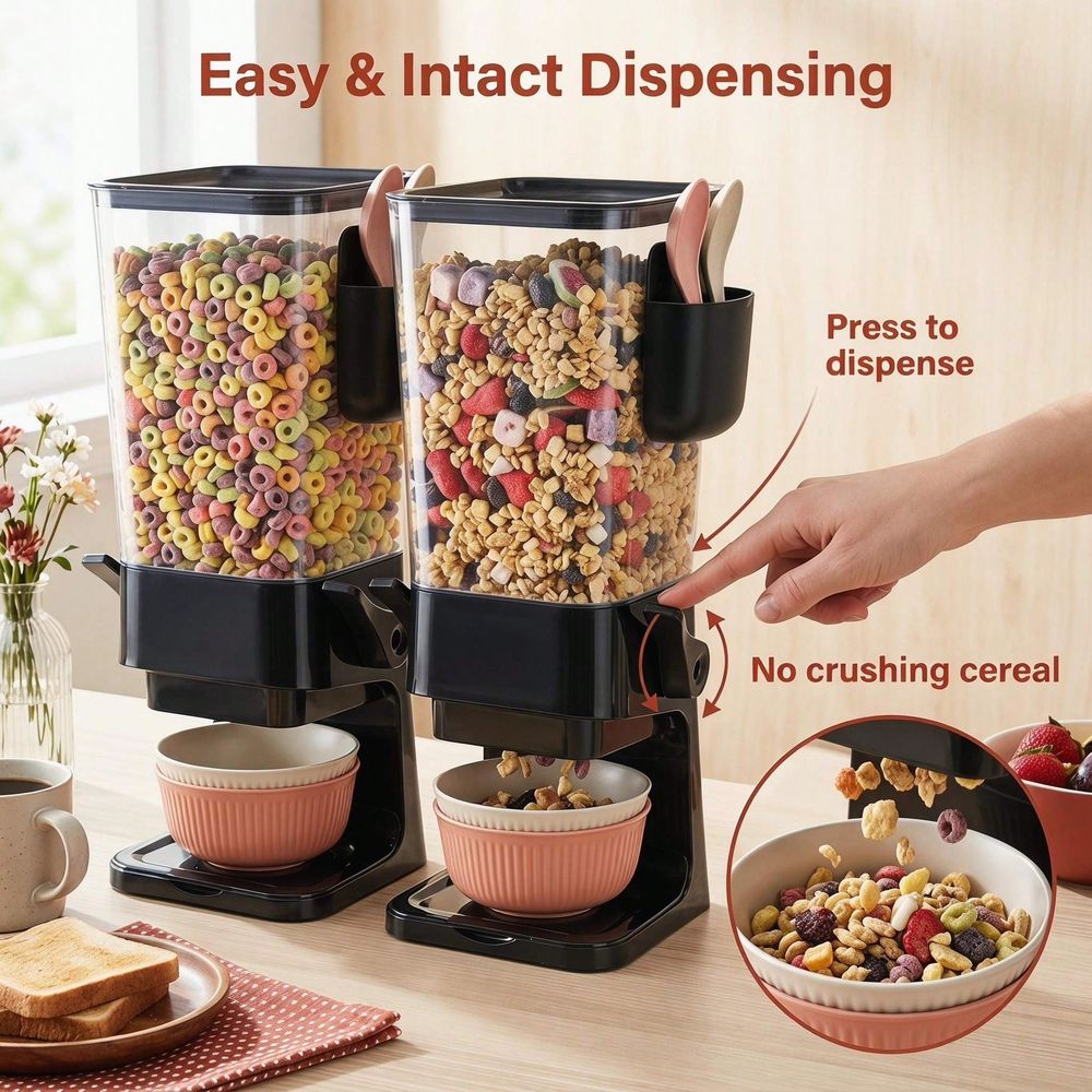 Dispenser per cereali con cope - Food Storage No Pantry recensione e prezzo