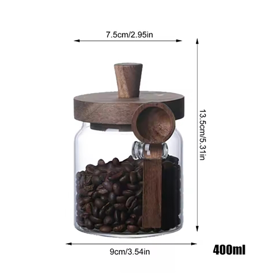Contenitori per alimenti in ve - Food Storage Jars With Wooden Lids recensione e prezzo