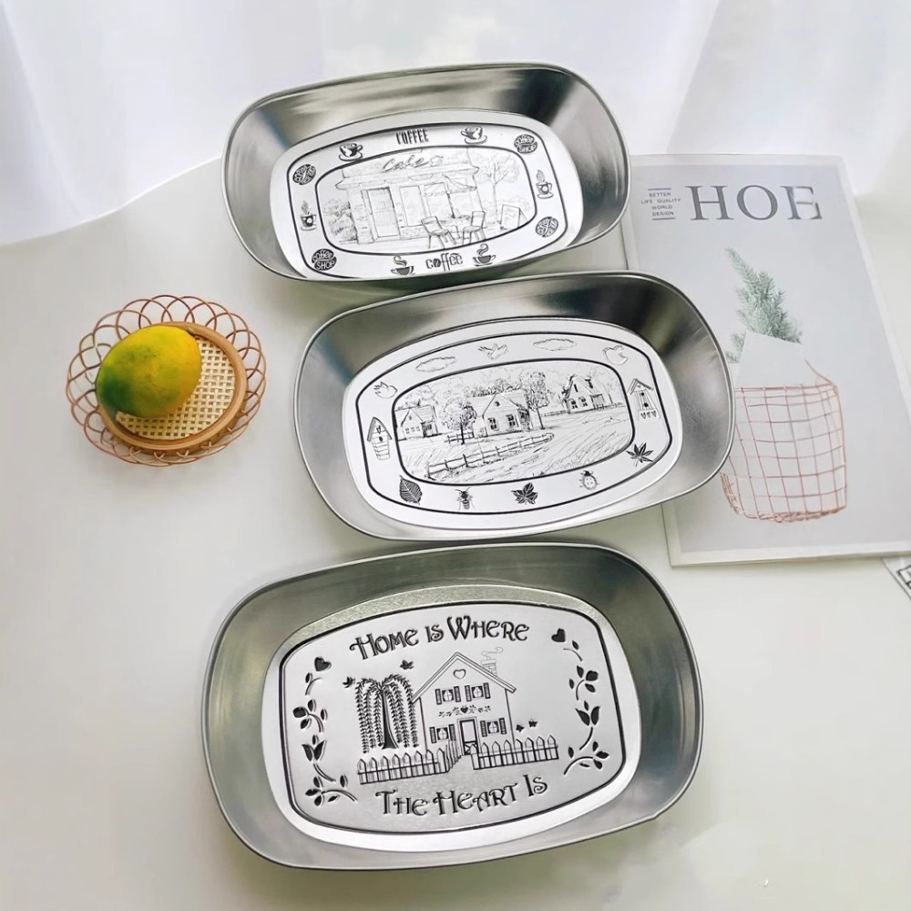 2 Pezzi Vassoio Vintage Americ - Food Storage Table recensione e prezzo