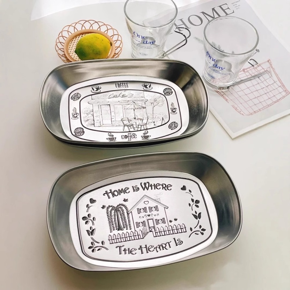 2 Pezzi Vassoio Vintage Americ - Food Storage Table recensione e prezzo
