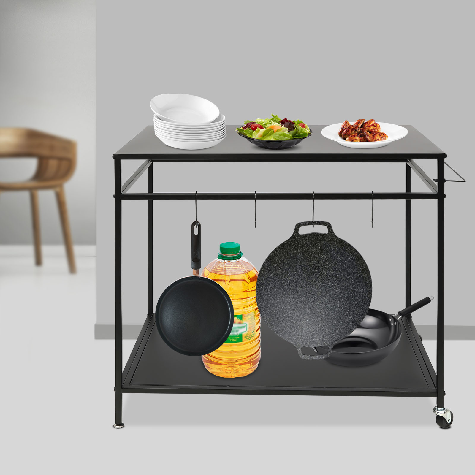 Carrello da Cucina a Doppio Ri - Food Storage Shelving recensione e prezzo