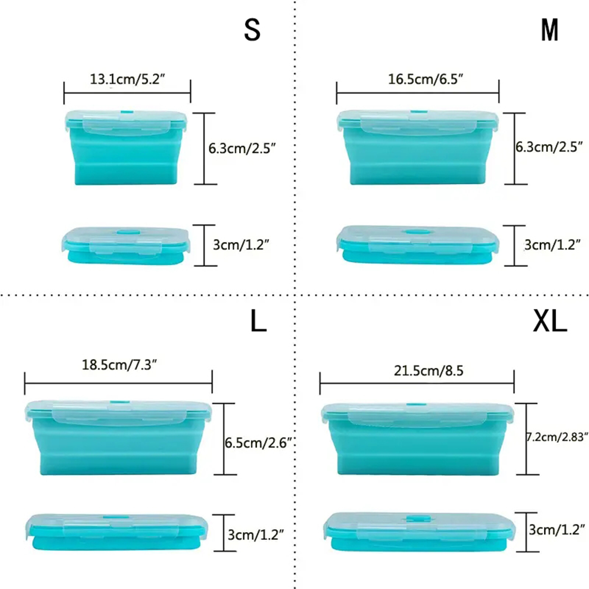 Contenitore per Alimenti in Si - Food Storage Boxes With Lids recensione e prezzo