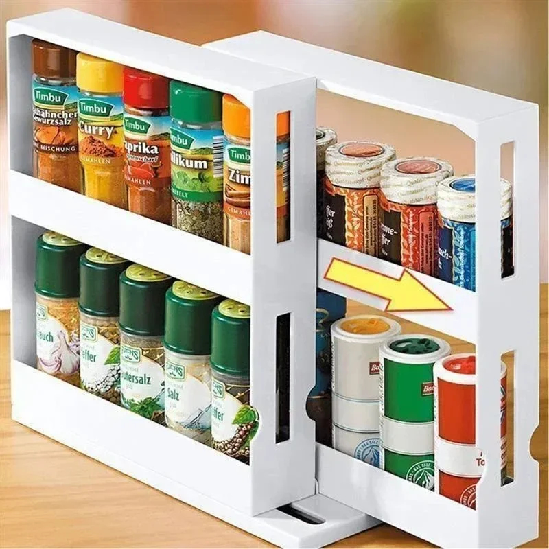 Porta spezie girevole a 2 live - Food Storage Shelving recensione e prezzo