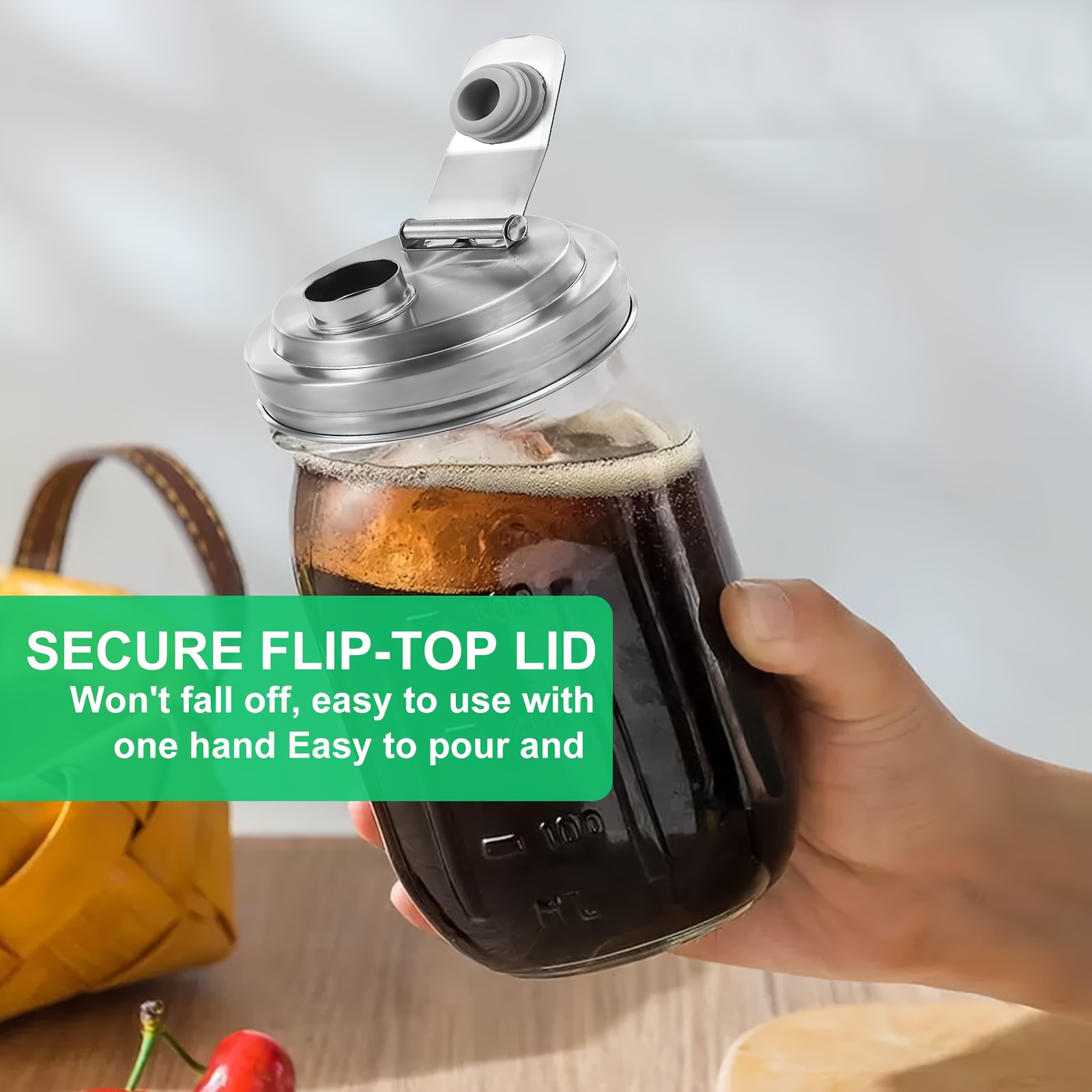 Coperchio con Beccuccio in Acc - Mason Jar Wide Mouth recensione e prezzo