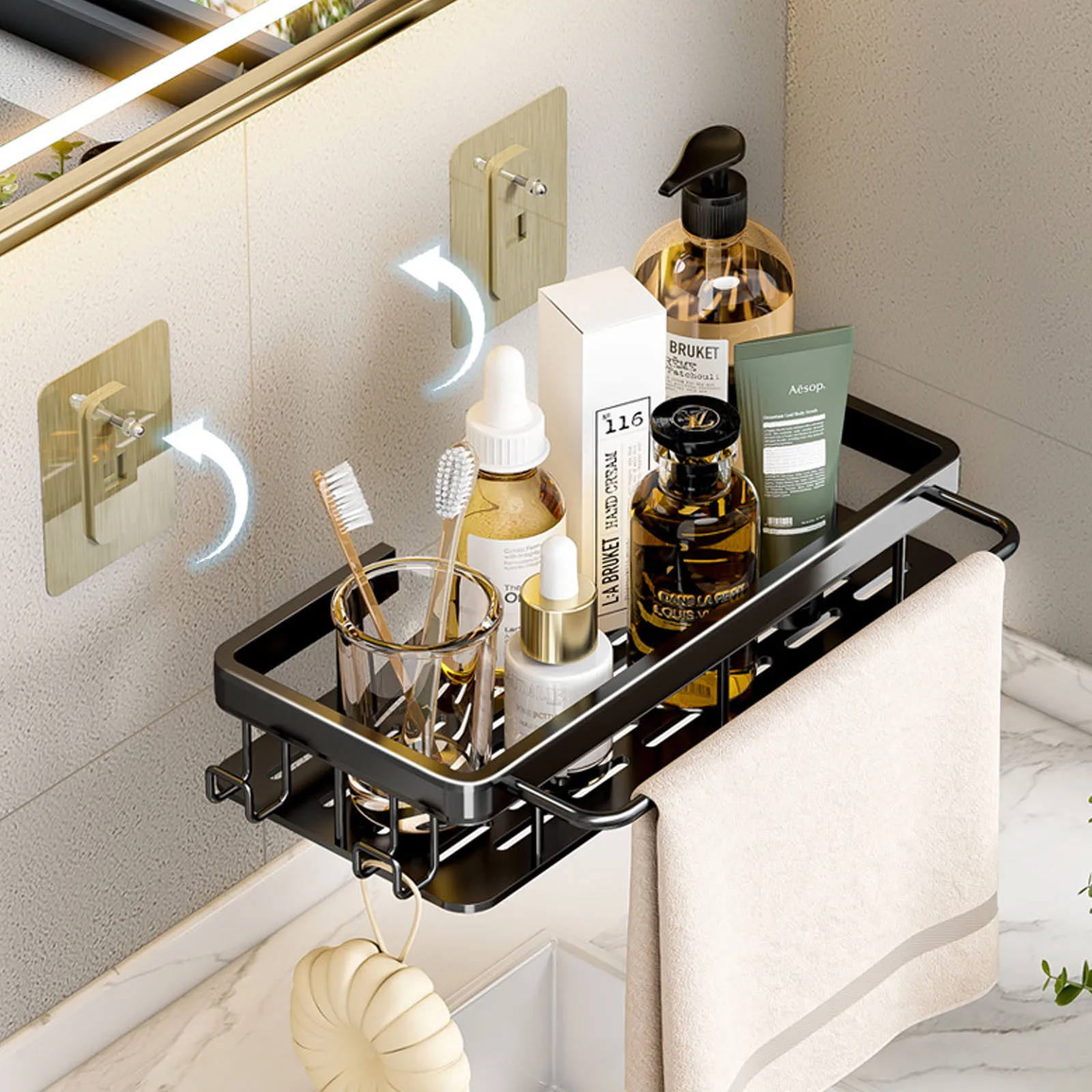 Mensola da Bagno Senza Foratur - Food Storage Shelving recensione e prezzo