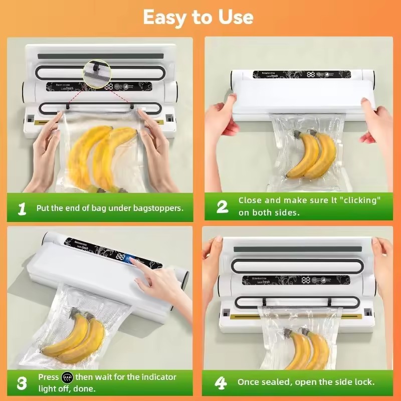 Macchina per Sottovuoto Alimen - Food Storage Vacuum Seal Bags recensione e prezzo