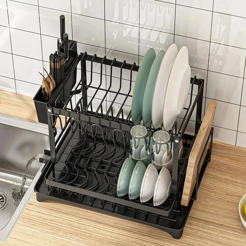 Scolapiatti in Metallo a 2 Liv - Food Storage Shelving recensione e prezzo