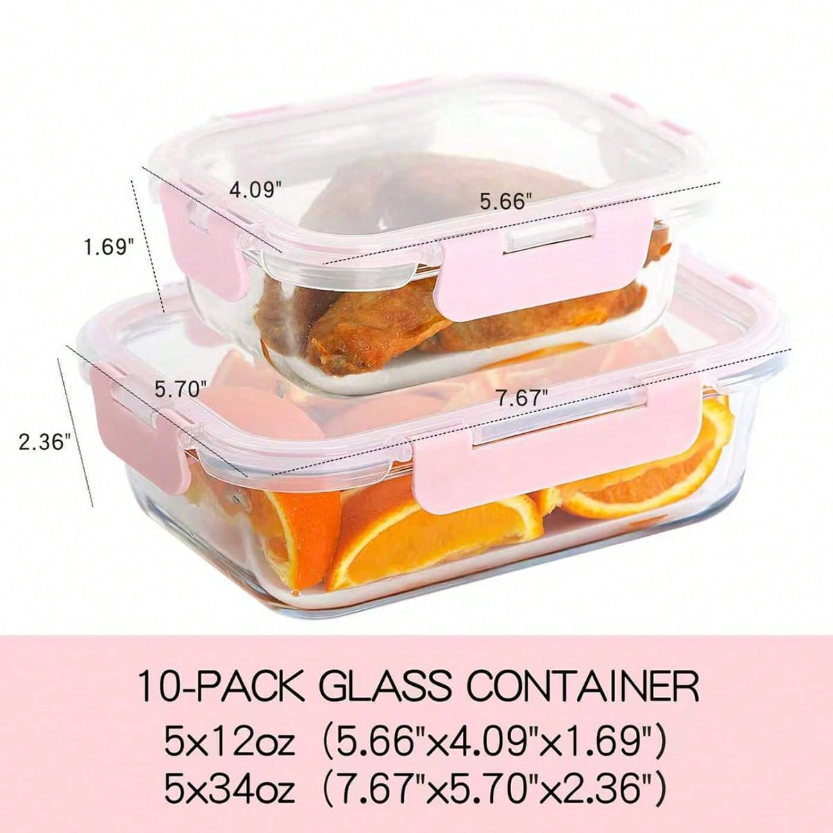 Confezione da 10 contenitori i - Food Storage Prep Containers recensione e prezzo