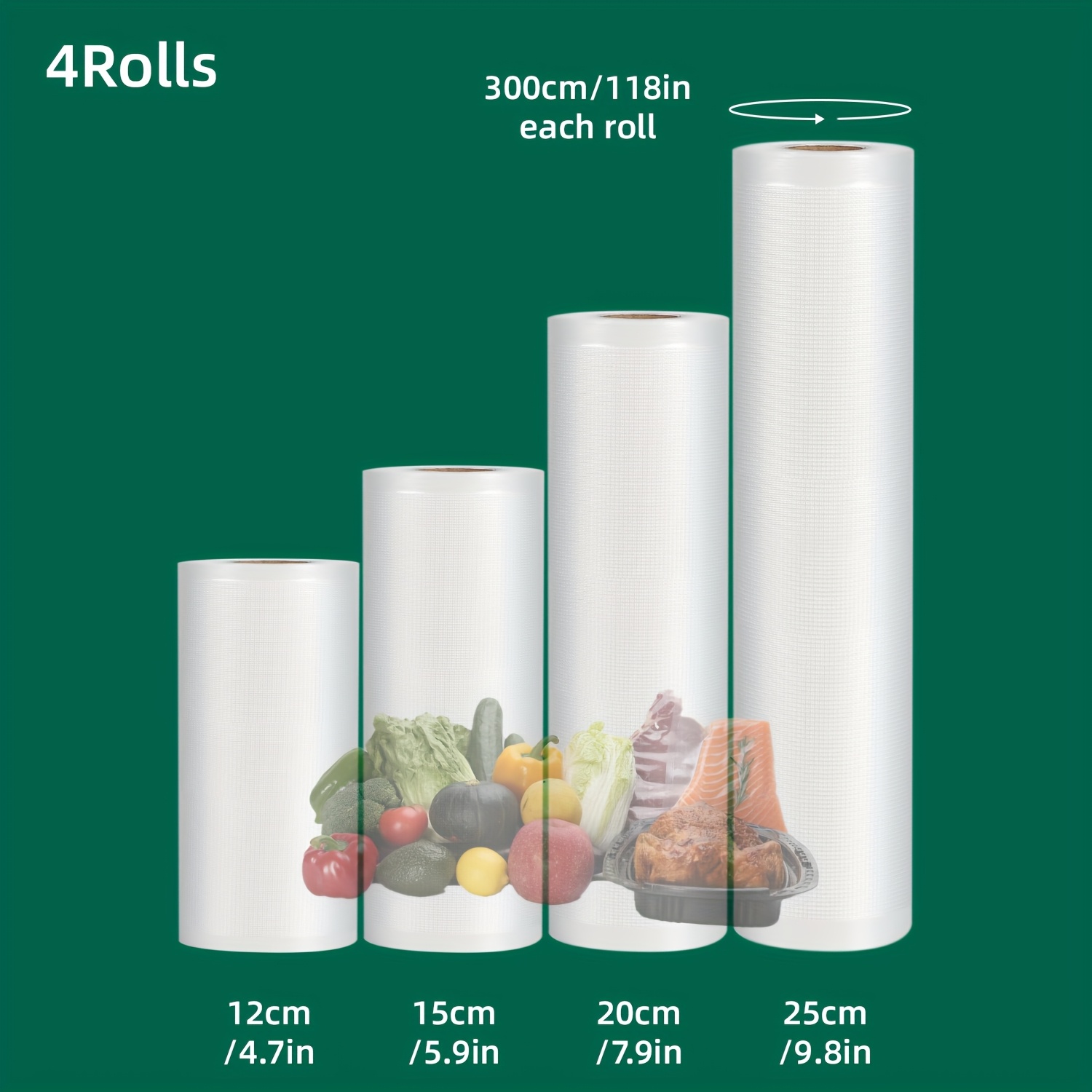 Confezione da 4 Rotoli per Sot - Food Storage Vacuum Seal recensione e prezzo