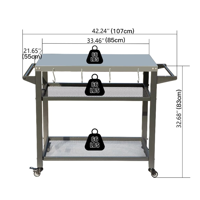 Carrello da Cucina BBQ Rimovib - Food Storage With Wheels recensione e prezzo
