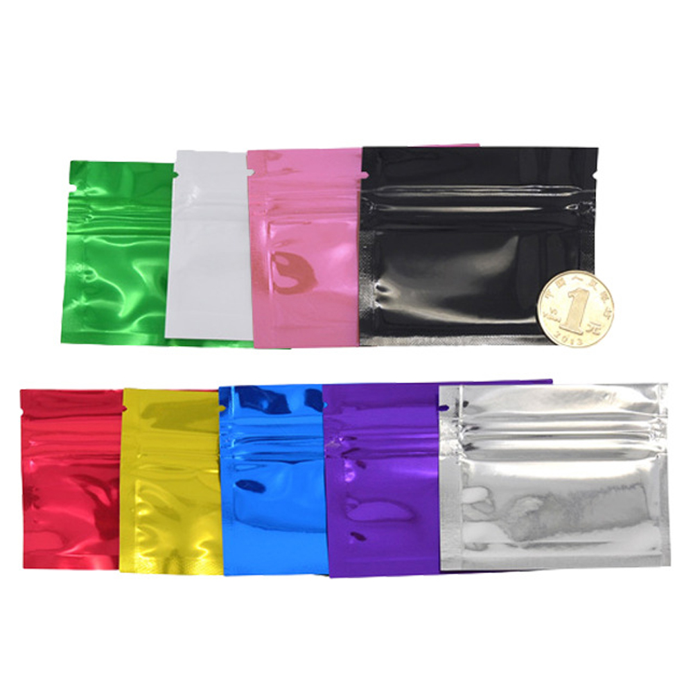 100 pz colorato lucido foglio  - Food Storage Ziploc Bags recensione e prezzo
