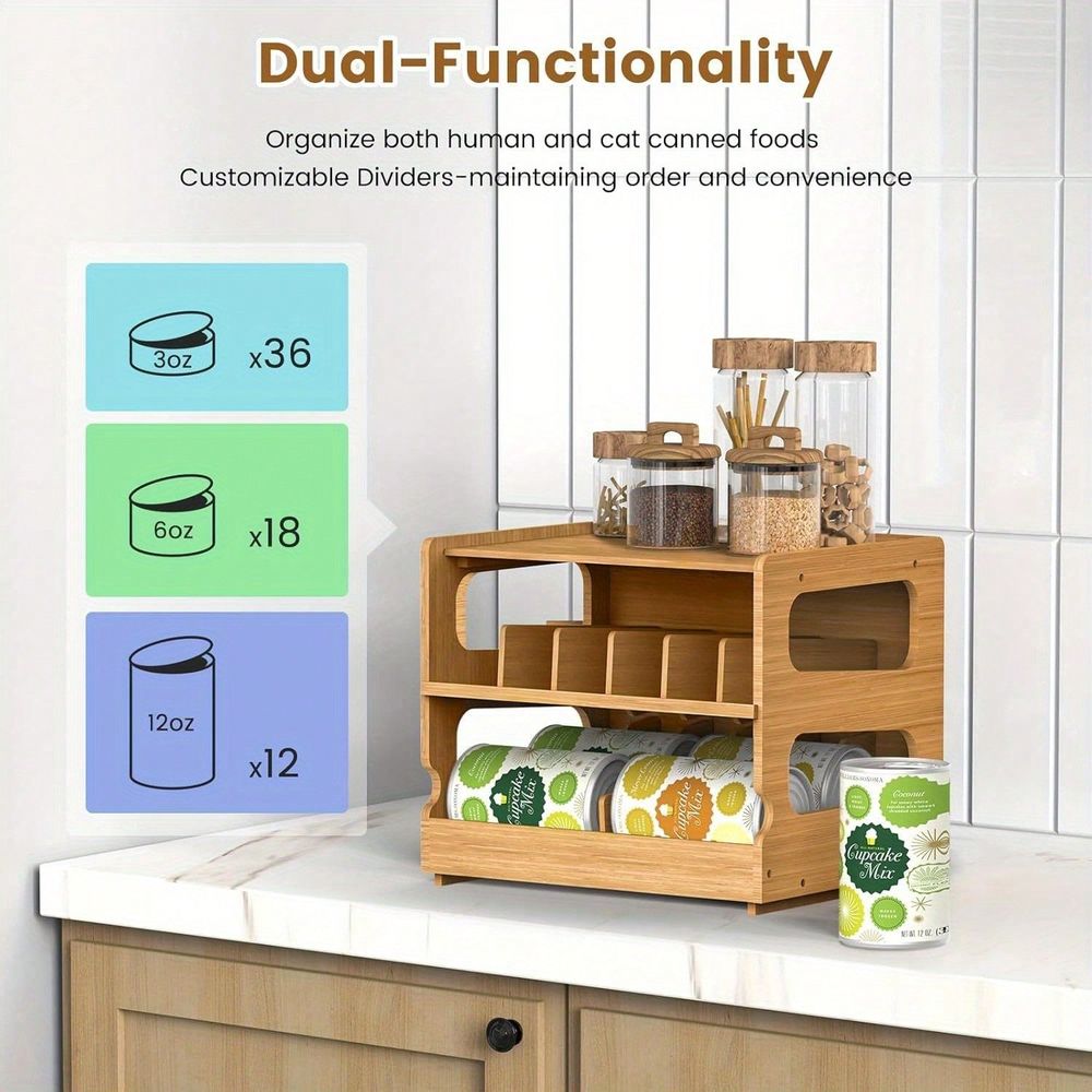 Organizzatore in Legno per Ali - Food Storage No Pantry recensione e prezzo