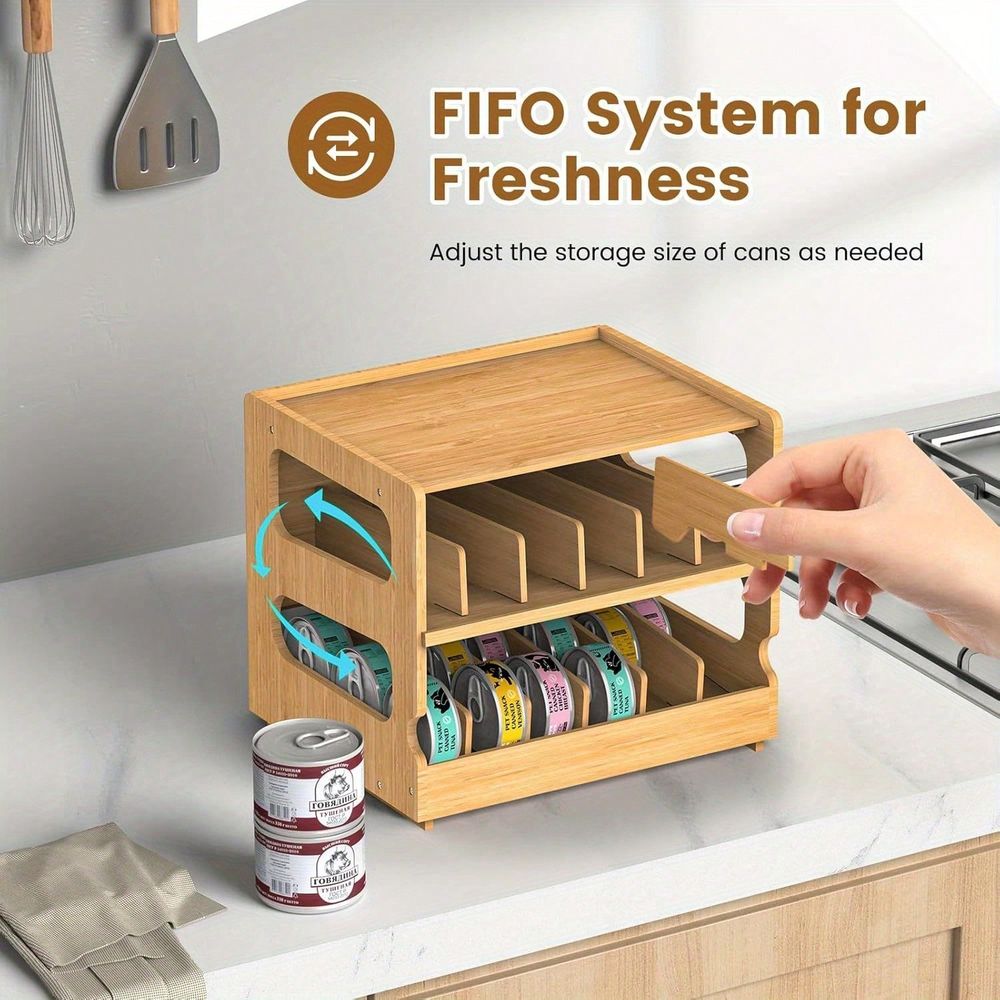 Organizzatore in Legno per Ali - Food Storage No Pantry recensione e prezzo